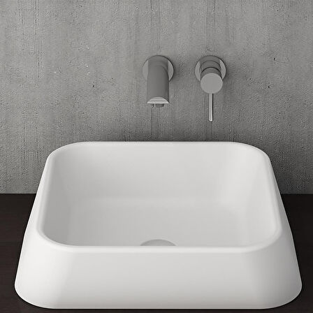 Bocchi Firenze Çanak Lavabo Mat Beyaz 1005-002-0125
