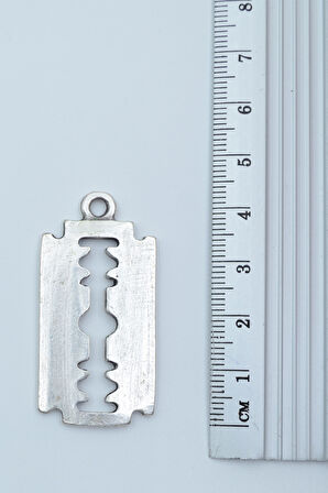 2'li Satır Jilet Gümüş Kaplama Kolye Seti