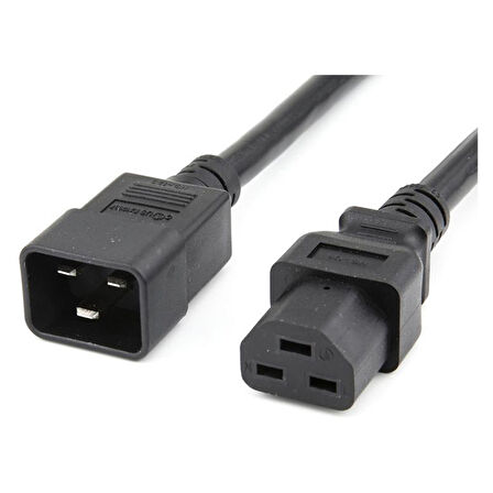 C20-C21 Soketli 3x1.5mm. 2 Metre Power-Güç Kablosu