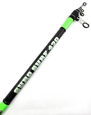 YekOutdoor Full Çeşit 4'lü Okuma Göl Seti Kendo Suro Surf 420cm 100-200gr Olta Kamışı&Okuma Revenger RV-55 FD Olta Makinesi