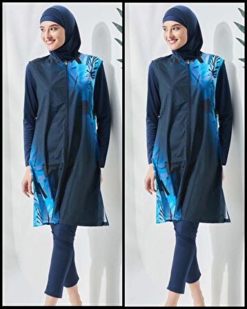 Seamay 1005 Lacivert Tesettür Mayo