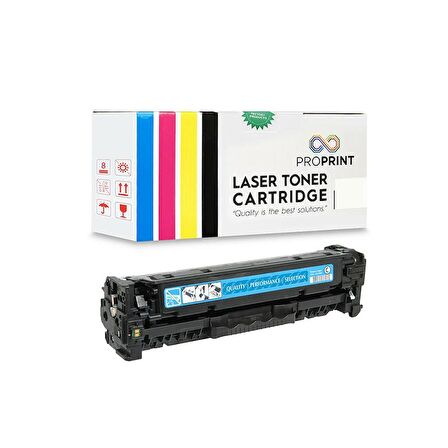 HP 305A-CE411A 2.600 Sayfa Mavi Muadil Toner- M475dn- M475dw