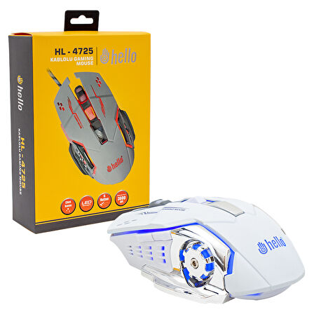 HELLO HL-4725 KABLOLU OYUNCU GAMING MOUSE 