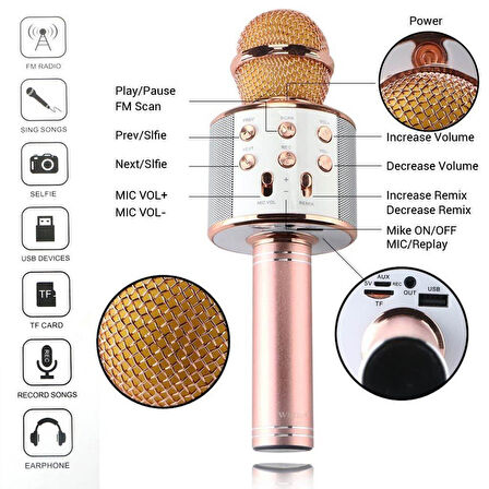 Bluetooth Karaoke Mikrofon 