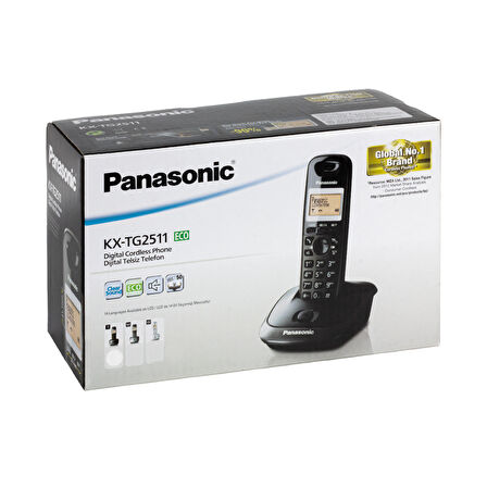 PANASONIC KX-TG2511 DECT TELSİZ TELEFON BEYAZ 