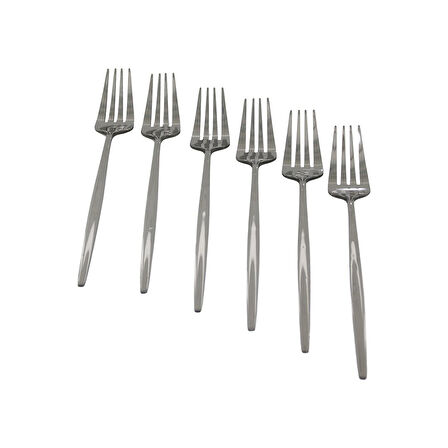 6PCS METAL YEMEK ÇATAL 