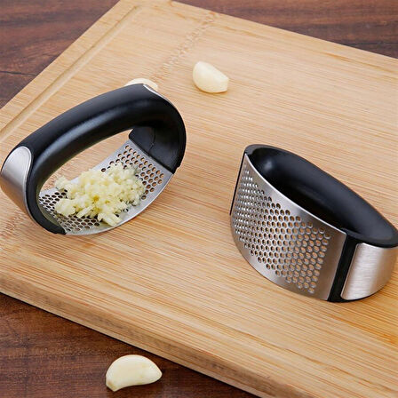 Yeni Sarımsak Ezici Paslanmaz Çelik Garlic Press 