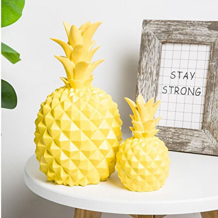 Ananas Şeklinde Desenli Büyük Boy Pilli Masa ve Gece Lambası 