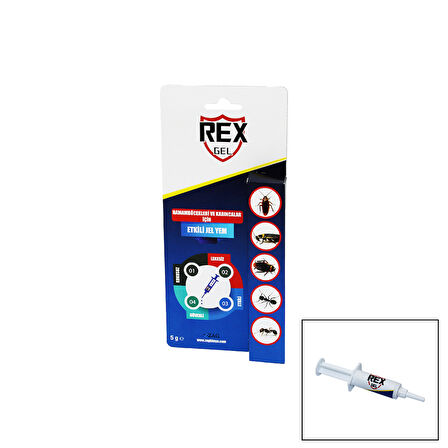 REX GEL HAMAMBÖCEĞİ VE KARINCA JELİ - ŞIRINGA5GR 