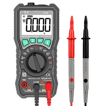 TRUE RMS DİJİTAL MULTİMETRE ÖLÇÜ ALETİ FY76 