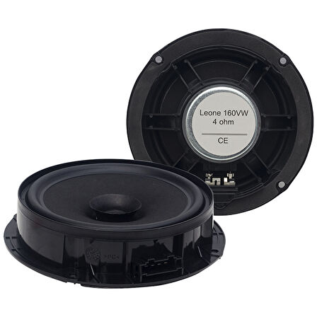 LEONE 160VW 16 CM OTO HOPARLÖR 4 OHM 80 WATT (VOLKSWAGEN GRUBU VE SEAT-SKODA İÇİN) 