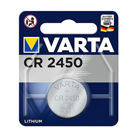 VARTA CR2450 3 VOLT LİTYUM PİL TEKLİ 