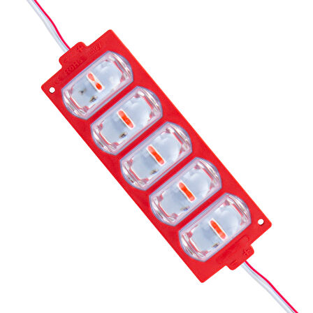 MODÜL LED 12V 4W KIRMIZI 3030 10 X 53.8MM IP65 260-280LM 180 DERECE 