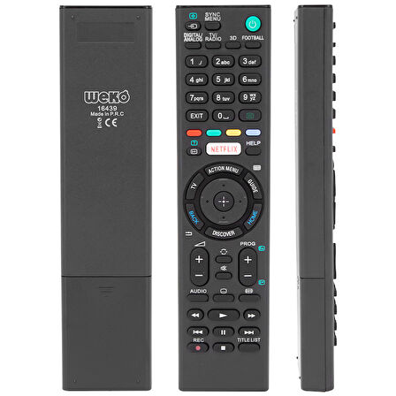 RM-L1275 SONY NETFLIX TUŞLU LCD-LED TV KUMANDA 