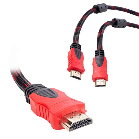 HDMI KABLO 3 METRE 1.4 V ÖRGÜLÜ KUTULU 