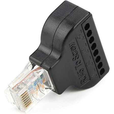 RJ45 TO 8 PİN SCREW TERMİNAL ÇEVİRİCİ 