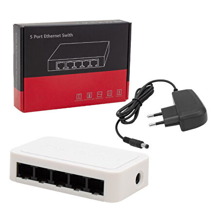 5 PORT 10/100 MBPS ETHERNET SWITCH 