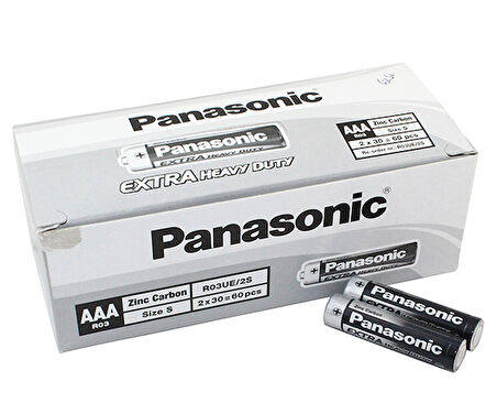 PANASONIC MANGANEZ İNCE KALEM PİL (60LI PAKET) 