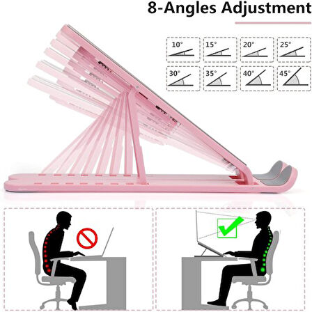 Ayarlanabilir Laptop Standı 7 Kademe