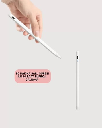 Yüksek Hassasiyetli Eğim Sensörlü Dijital Kalem – USB-C Hızlı Şarjlı Yeni Nesil
