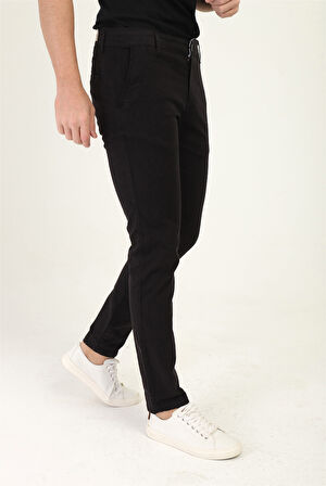 Erkek Likralı Esnek Pamuklu Chino Pantolon