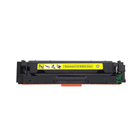 Proprint HP 415A W2032A Sarı Muadil Toner Çipsiz 2100 Syf M454dn