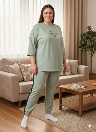 KADIN YEŞİL EŞOFMAN TAKIMI