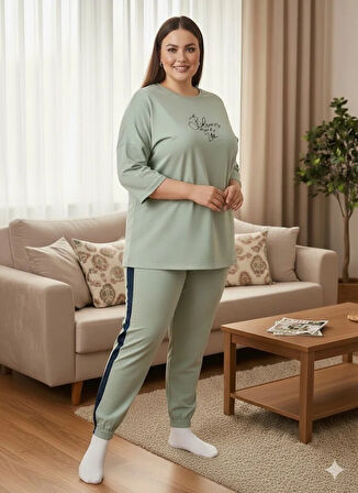 KADIN YEŞİL EŞOFMAN TAKIMI