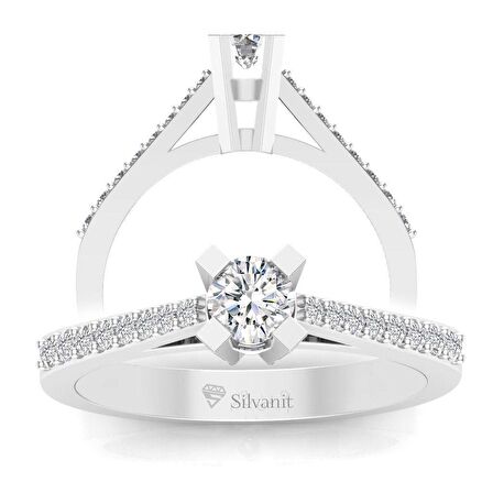 0,30 Karat Pırlanta Tektaş Yüzük