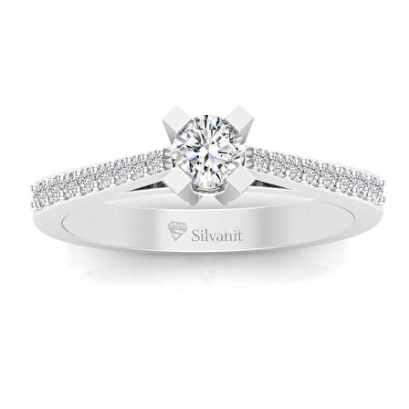 0,30 Karat Pırlanta Tektaş Yüzük