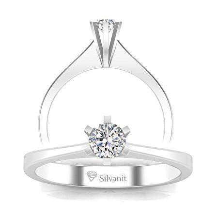 0,15 Karat Pırlanta Tektaş Yüzük