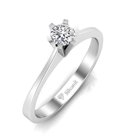 0,15 Karat Pırlanta Tektaş Yüzük