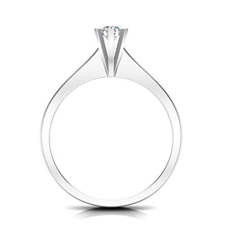 0,15 Karat Pırlanta Tektaş Yüzük