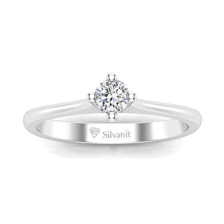 0,15 Karat Pırlanta Tektaş Yüzük