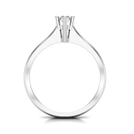 0,15 Karat Pırlanta Tektaş Yüzük