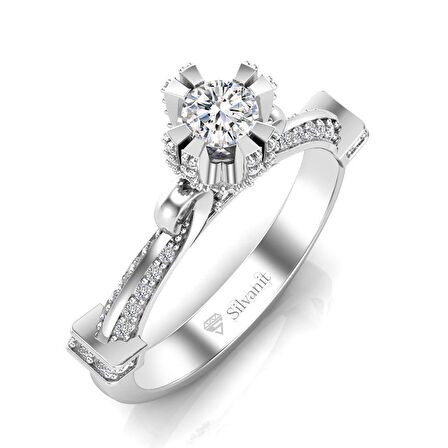 0,40 Karat Pırlanta Tasarım Yüzük