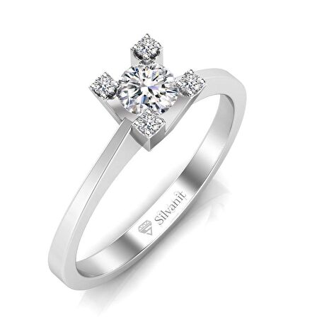 0,30 Karat Pırlanta Tektaş Yüzük