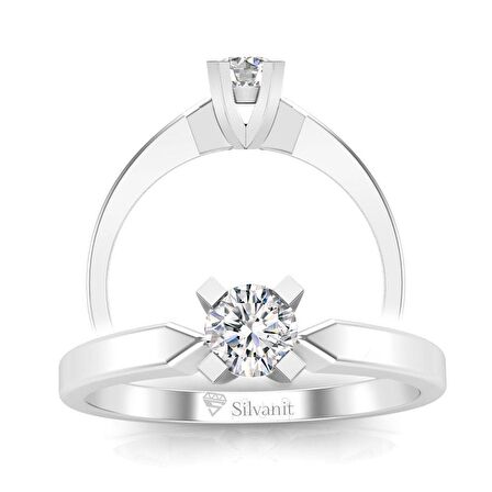 0,25 Karat Pırlanta Tektaş Yüzük