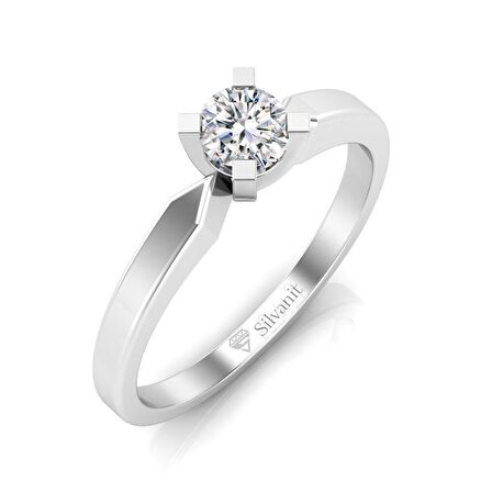 0,25 Karat Pırlanta Tektaş Yüzük