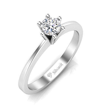 0,20 Karat Pırlanta Tektaş Yüzük