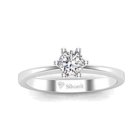 0,20 Karat Pırlanta Tektaş Yüzük