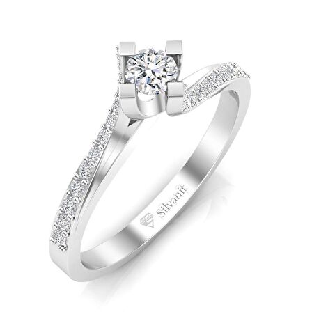 0,25 Karat Pırlanta Tektaş Yüzük