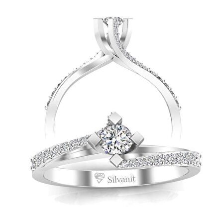 0,25 Karat Pırlanta Tektaş Yüzük