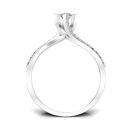 0,25 Karat Pırlanta Tektaş Yüzük