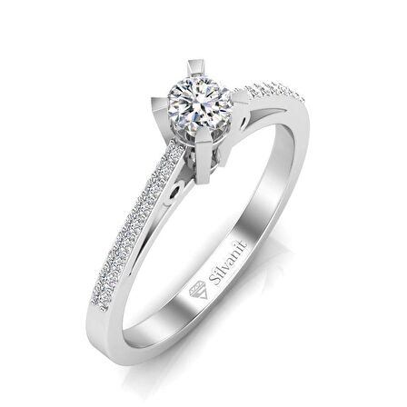 0,40 Karat Pırlanta Tektaş Yüzük