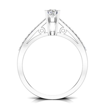 0,40 Karat Pırlanta Tektaş Yüzük