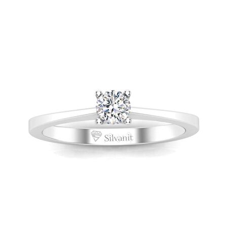 0,17 Karat Pırlanta Tektaş Yüzük