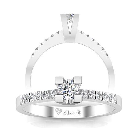 0,25 Karat Pırlanta Tektaş Yüzük