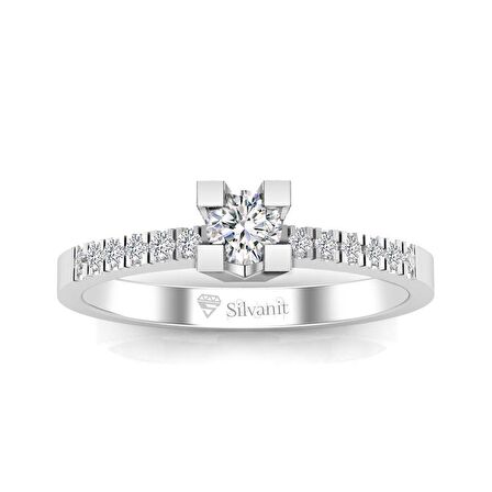 0,25 Karat Pırlanta Tektaş Yüzük