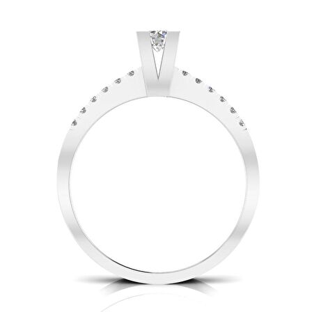 0,25 Karat Pırlanta Tektaş Yüzük